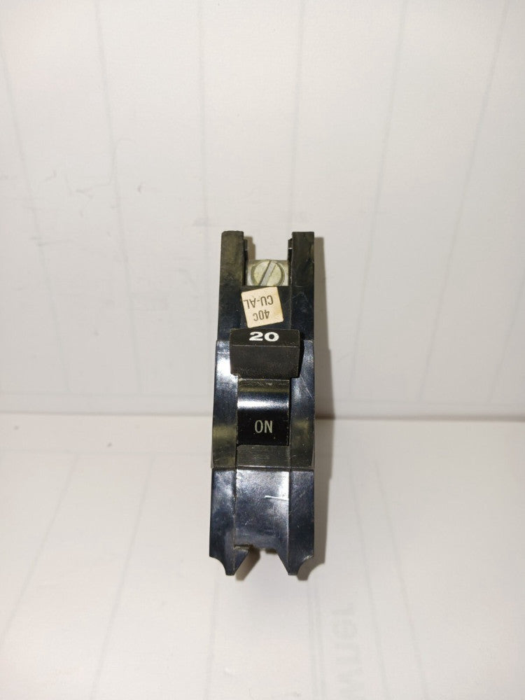 FEDERAL PACIFIC 20 AMP CIRCUIT BREAKER 120/240 VAC NB120