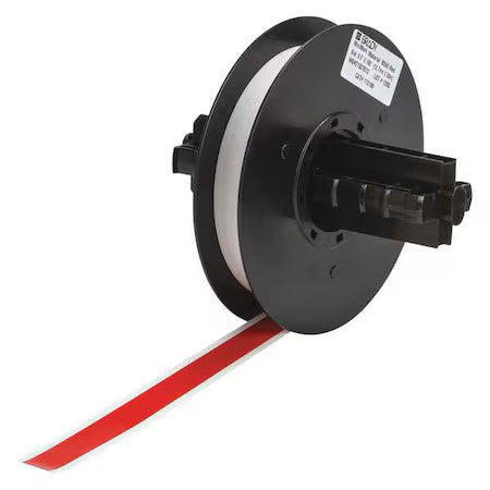 Brady 113199 Label Tape Cartridge, Red, Labels/Roll: Continuous