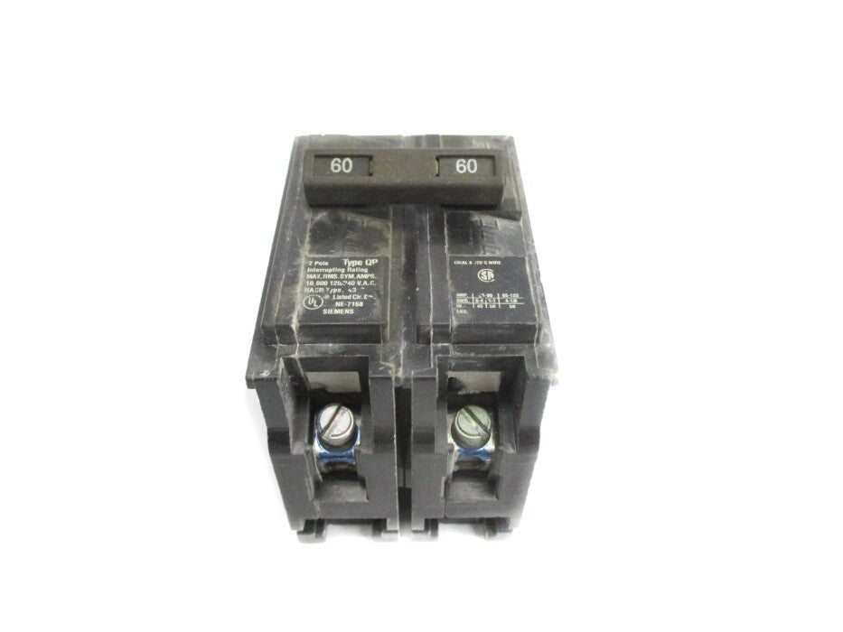 SIEMENS QP260 60A 120/240VAC UNMP