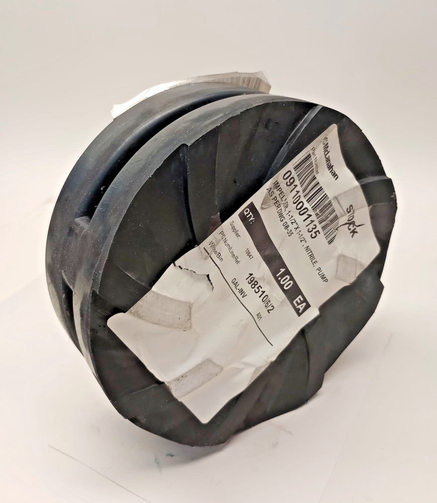 McLanahan 09110001135 Impeller Pump 1-1/2 x 1-1/2 Dry Gland Nitrile for Actiflo