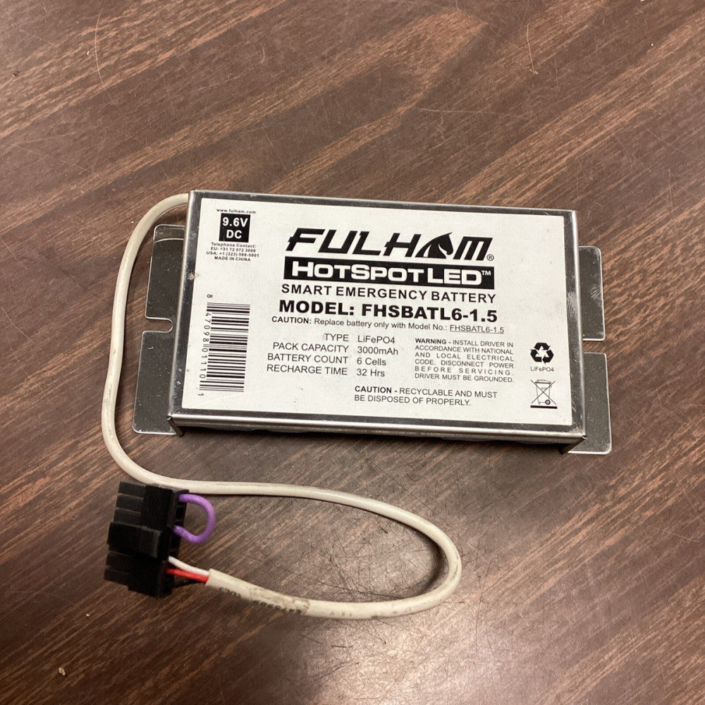 FULLHAM FHSBATL6-1.5 FIREHORSE HOTSPOT LED EMERGENCY BATTERY