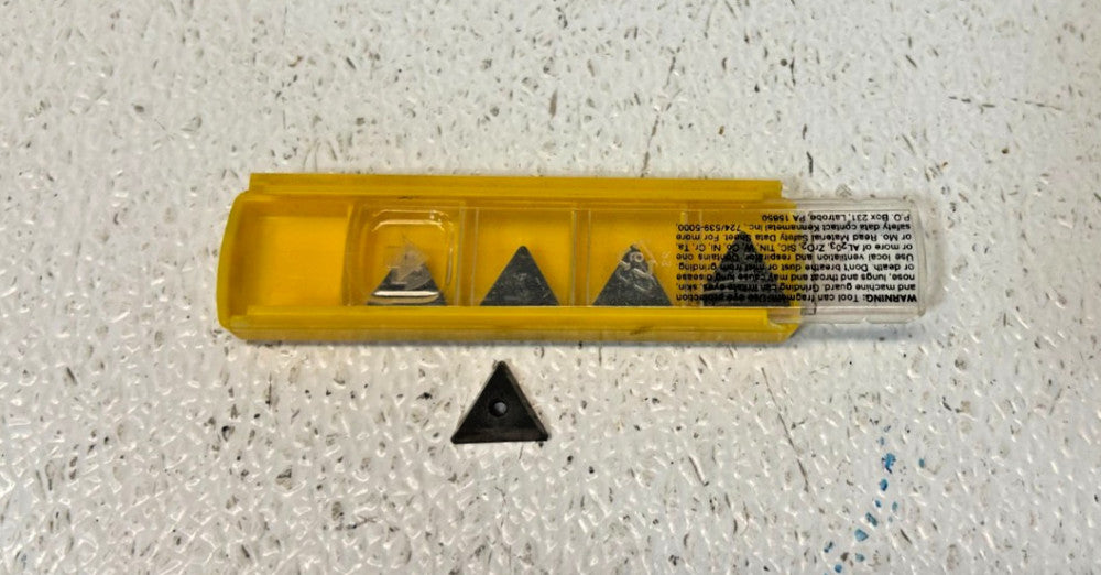 Pack of 5 Kennametal TEEN322J Carbide Inserts K313