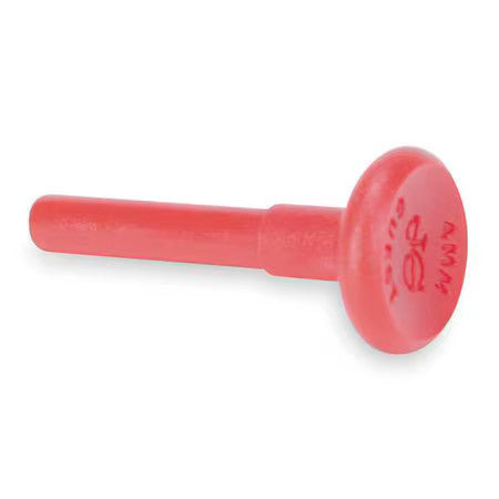 John Guest Pm0810r-Pk10 Push-Fit Fitting Plug, 13/32 In Tube Size, Acetal, Red,