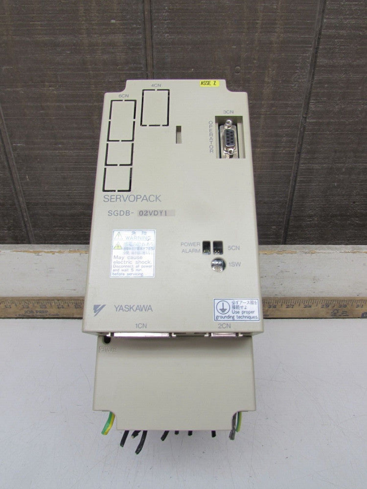 YASKAWA  SGDB-02VDY1 , SERVOPACK , 200-230V/ 5A/1.5kW ,GOOD TAKEOUT! MAKE OFFER!