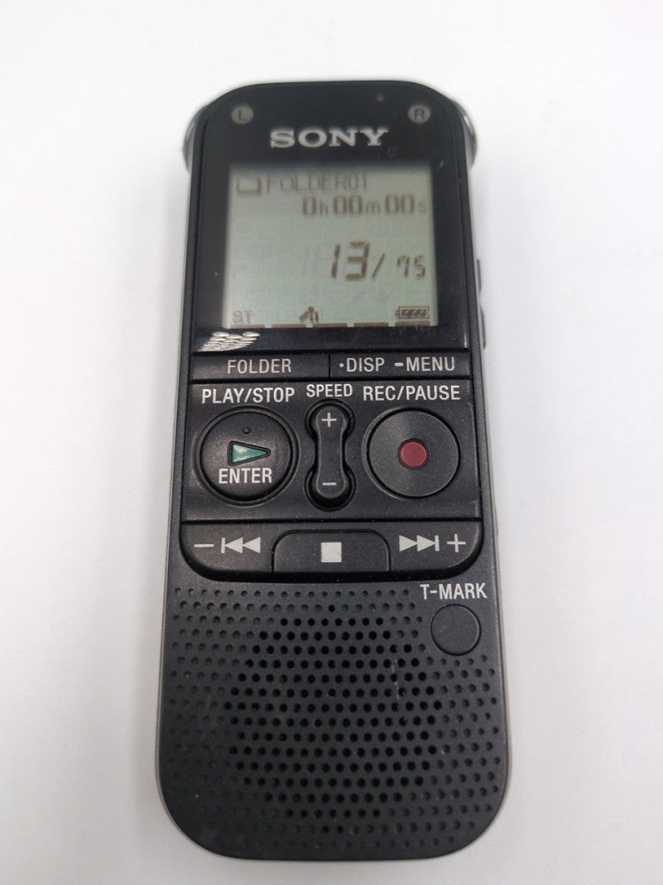 Sony IC Recorder ICD-AX412 Stereo Micro SD Voice Recorder, Tested Working Great!