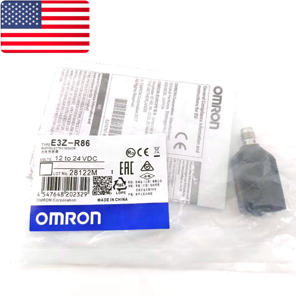 New In Bag OMRON E3Z-R86 Photoelectric Switch 12-24VDC - US Stock