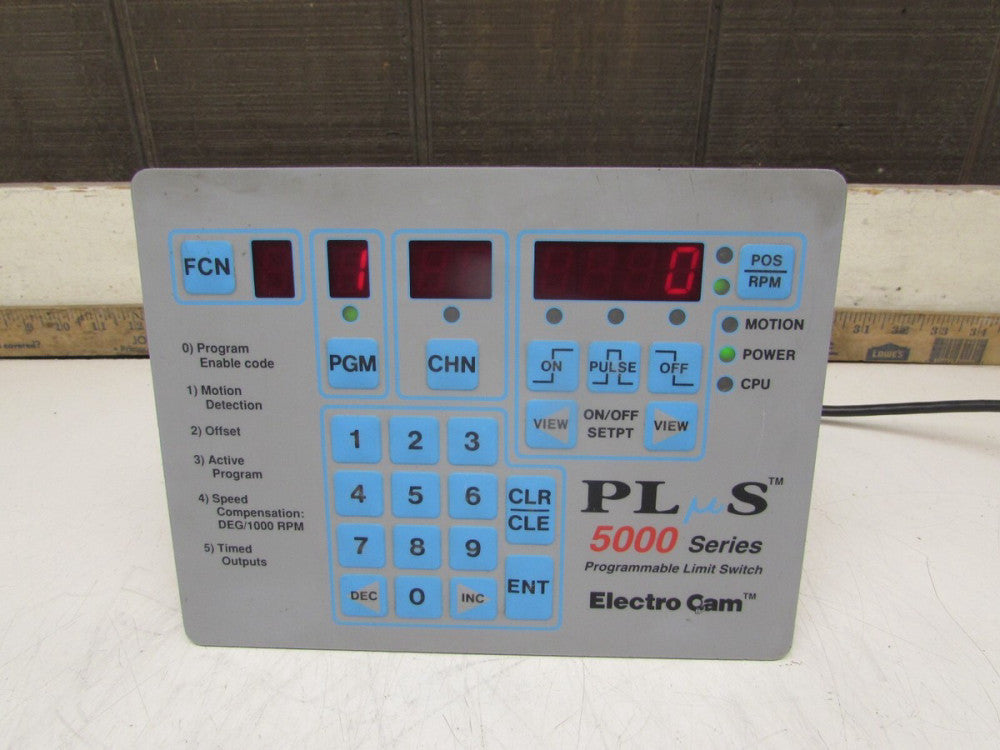 ELECTRO CAM PS-5001-10-016, PROGRAMMABLE LIMIT SWITCH, 120V, TAKEOUT M ...
