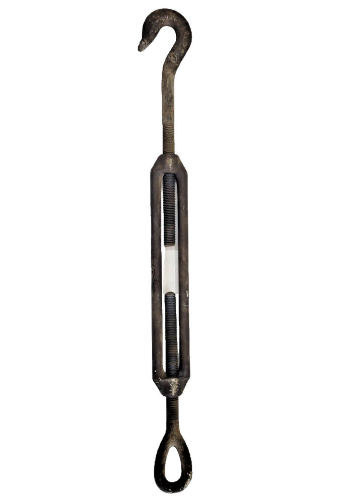 TURNBUCKLE EYE TO HOOK THREAD LENGTH 7-1/2" THREAD SIZE 3/4"-10 29" X 40" STEEL