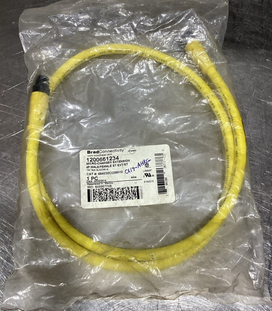 Woodhead 884030C02M010 4P Male / Female Cord Set FNFP Nos Surplus