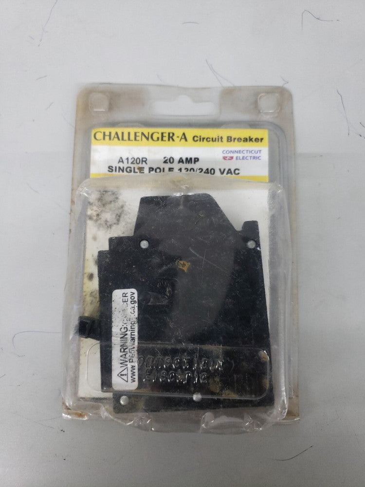 New Old Stock! Plastic Package Connecticut Electric A120R Challenger 1 P 20 A