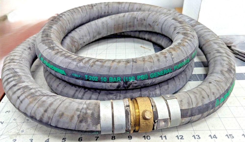 1½” I.D. X 10 Feet Suction/Discharge 150 PSI General Purpose EPDM Hose [B0FL]