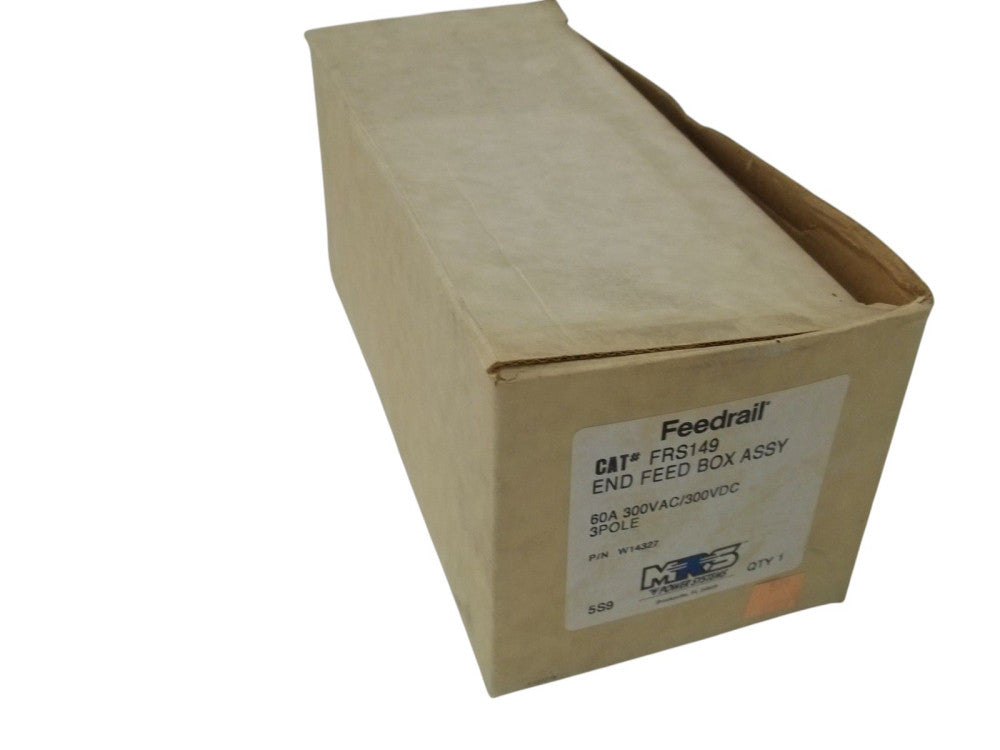 MRS POWER SYSTEM FRS149 END FEED BOX ASSY 60A 300VAC/300VDC 3POLEUNMP