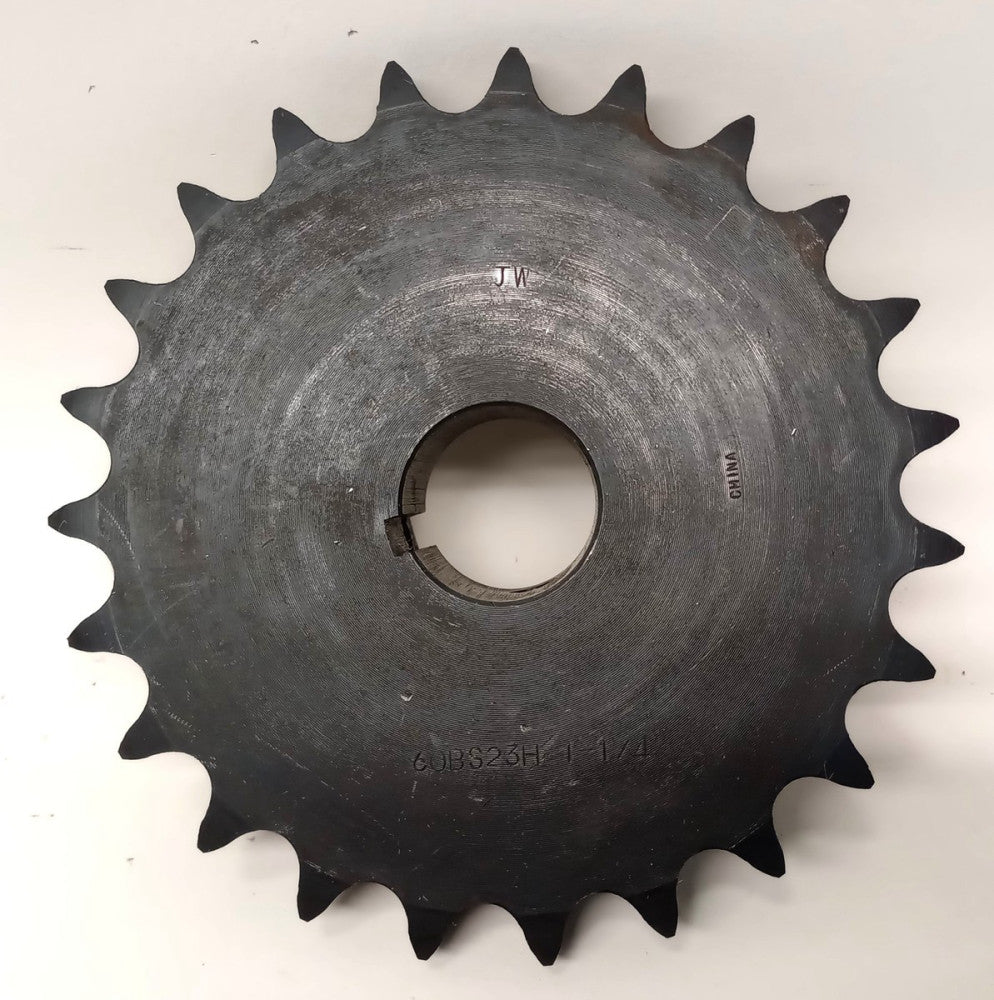 JW 60BS23H 1-1/4 Hardened 23T 1-1/4" Keyed Bore Sprocket 60BS23H114