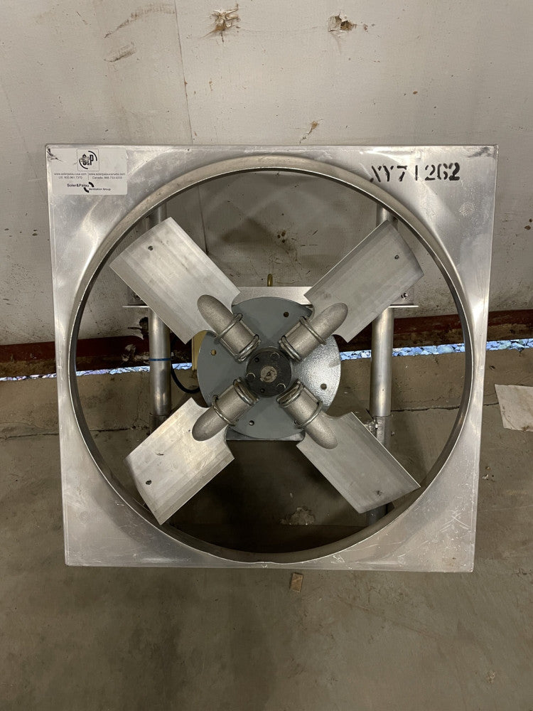 S&P Soler & Palau DDE24 24” Exhaust/Supply Fan 3HP 460V 1725rpm 3PH
