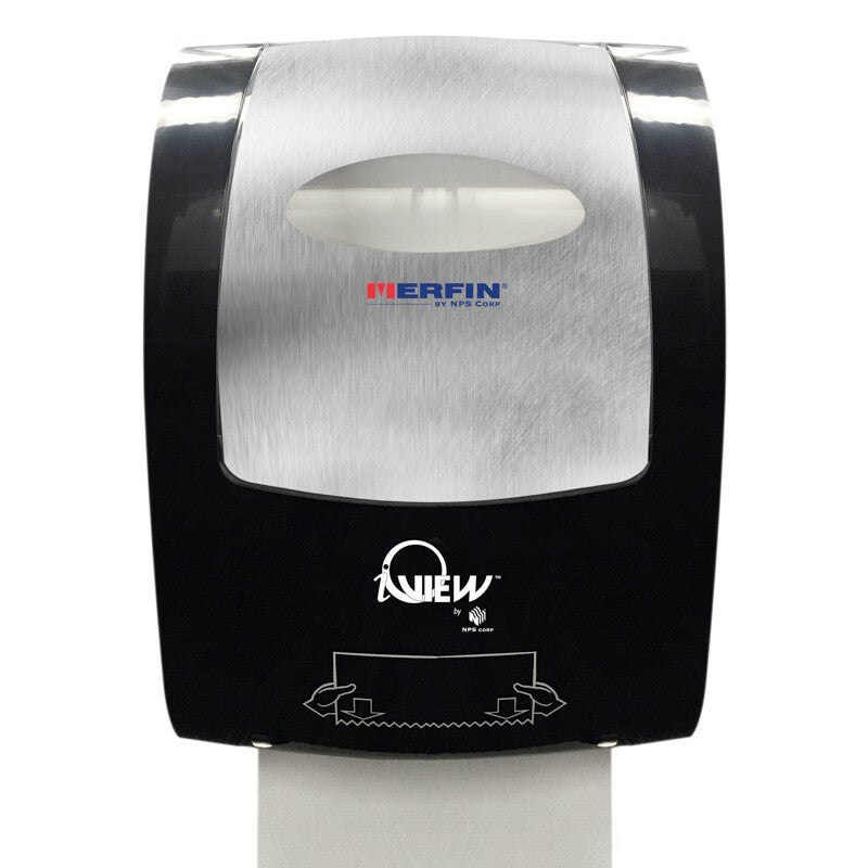1-Merfin iView 7.5" Exclusive Roll Towel Dispenser - BK 51245EB
