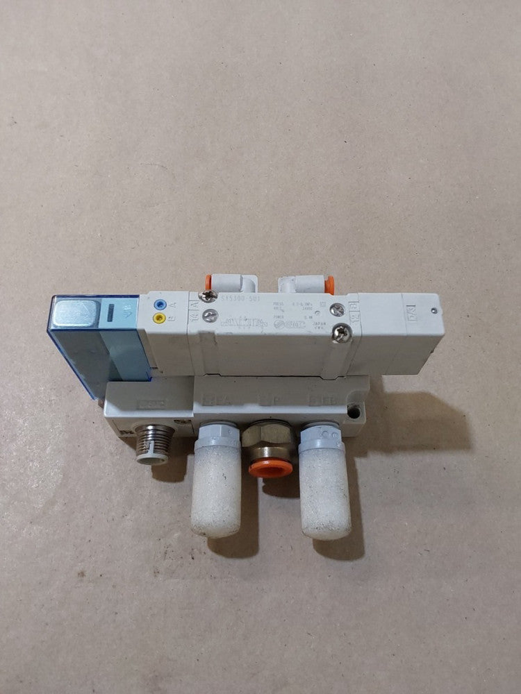 SMC SY5300-5U1 Solenoid Valve W/BASE
