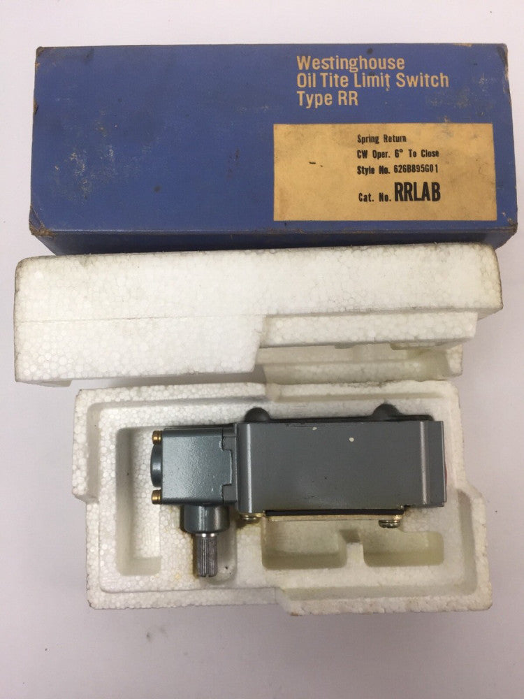 WESTINGHOUSE RRLAB OIL TITE LIMIT SWITCH 600VAC 10AMP 