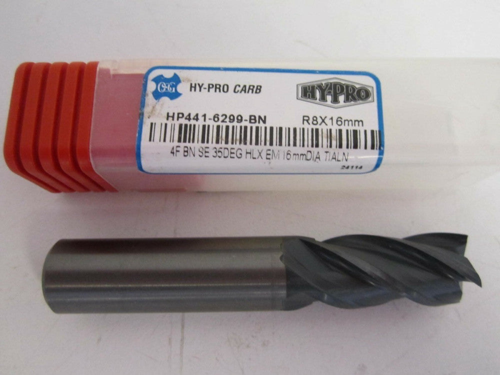 OSG Solid Carbide TiALN Square End High Performance Endmill 16 x 16 x 32 x 89mm