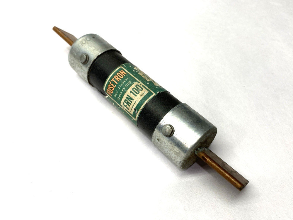 Bussmann Fusetron FRN-R-100 Dual Element Fuse Class K9 250V 100A