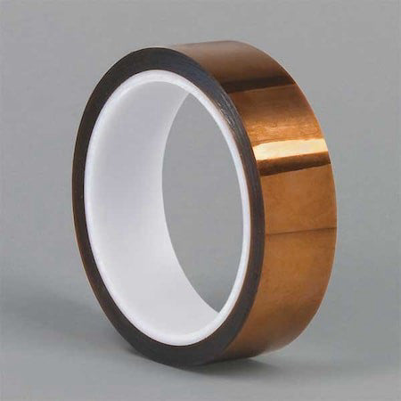 Dupont Kapton Hn Film Tape,Polyimide,Amber,1/2In X 100 Ft
