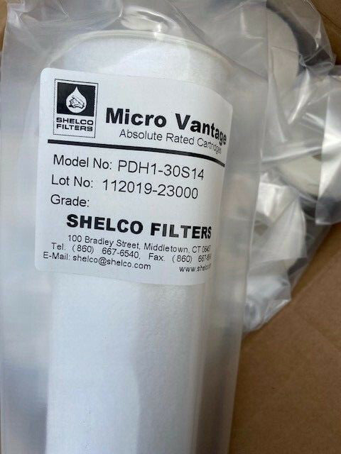 (Box of 12) Shelco Filters Micro Vantage PDH1-30S14 (NEW)