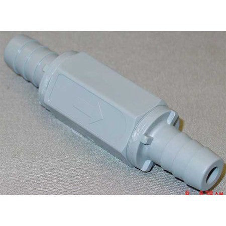 Zoro Select Pvc Chk 426-8B8b-F 1/2" Barb Gray Pvc Ball Cone Spring Check Valve