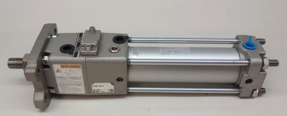 SMC CDLA2F40-100-E Fine Lock Cylinder 100 Stroke 40mm Bore 145 Max PSI