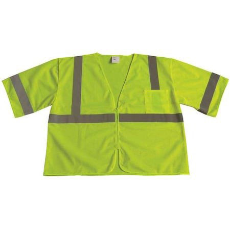 Condor 53Yl93 U-Block Vest, Class3 Yellow/Grn, 3Xl
