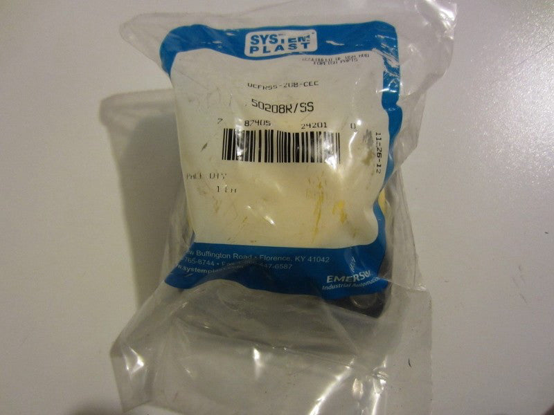 System Plast 50208R/SS UCFRSS-208-CEC Emerson UCF PA NEW