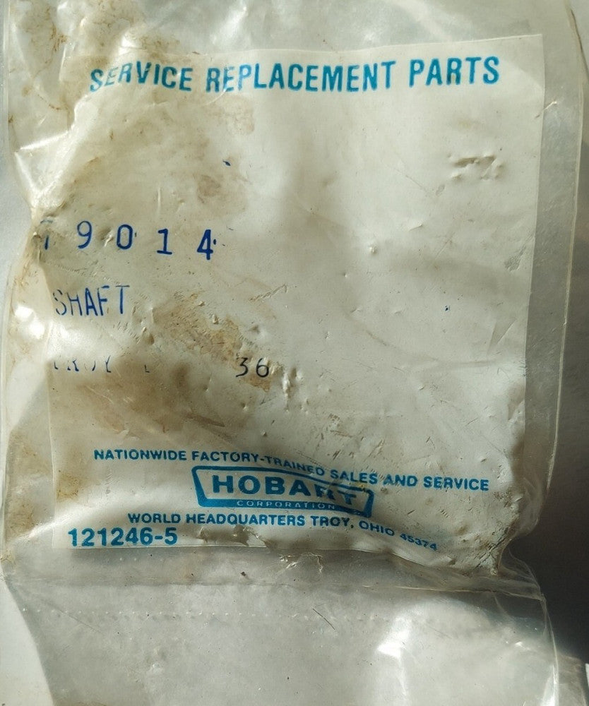 Hobart 00-079014 / 79014 Shaft. Genuine Hobart Replacement Part