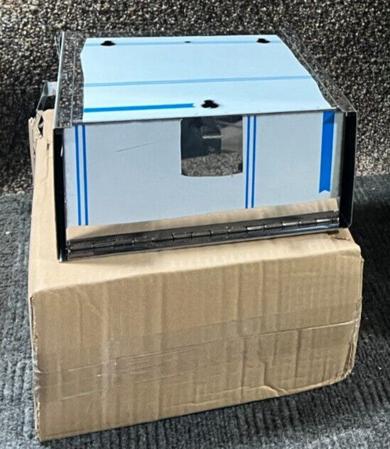 (QTY 2) Janico Manufacturing Chrome Sanitary Napkin Receptacle 2530