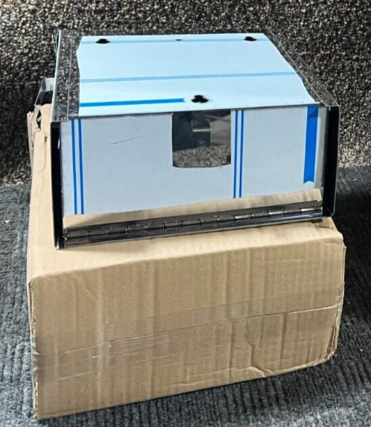 (QTY 2) Janico Manufacturing Chrome Sanitary Napkin Receptacle 2530