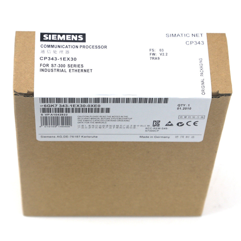NEW SIEMENS 6GK7343-1EX30-0XE0 6GK7 343-1EX30-0XE0 Communications Processor