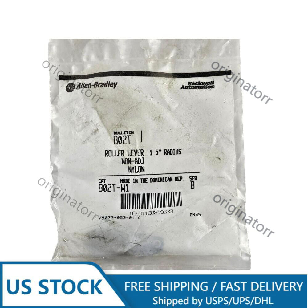 SEALED Allen Bradley 802T-W1 Roller Lever 1.5" Radius Non-AdJ 802TW1 US Free Tax