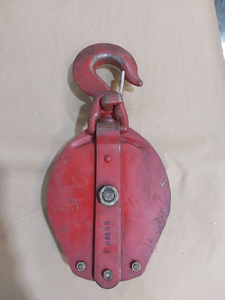 Western Block 8" Pulley Sheave Snatch Block 941-8 / T941B8