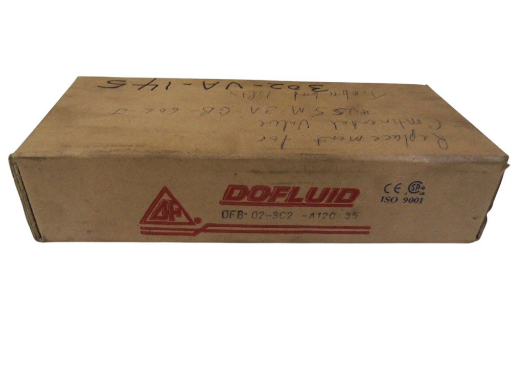 DOFLUID HYDRAULIC VALVE DFB-02-3C2-A120-35-3F (AS PICTURED)  NSMP