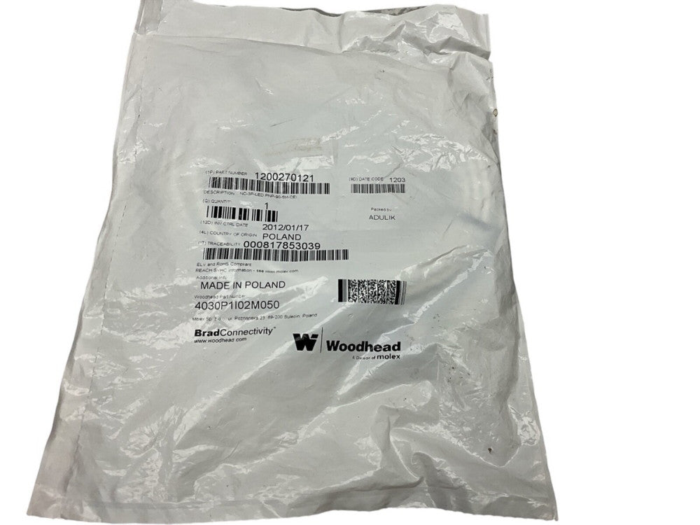 WOODHEAD MOLEX 4030P1I02M050 1200270121 NEW
