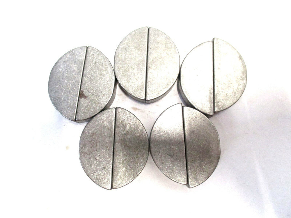 Staho #1012 5/16" L x 1-1/2" W Steel Standard Woodruff Key - Lot of 10