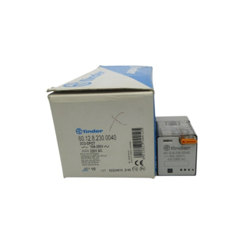 FINDER 60.12.8.230.0040 230VAC 10A (PKG OF 10) NSMP