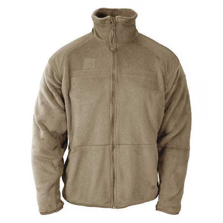 Propper F54880e233m3 Jacket, 100% Polyester Fleece, Nylon, Zip, Tan, L/M