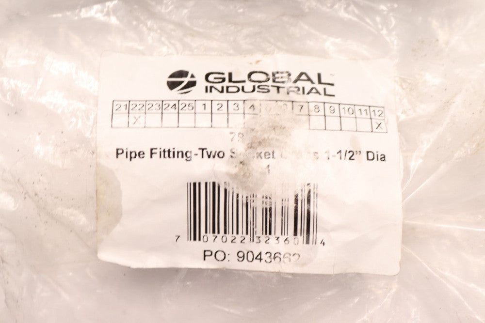 Global Industrial Two Socket Cross Pipe Fitting 1-1/2" 798745