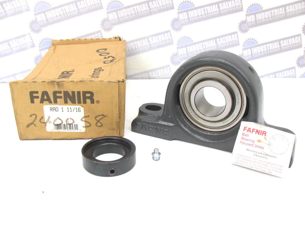 FAFNIR-TIMKEN - RAO1 11/16 - 1.6875 - 1-11/16 - Pillow Block Ball Bearing (NEW)