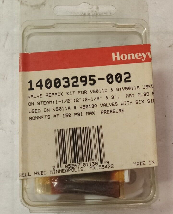 NEW HONEYWELL 14003295-002 VALVE REPACK KIT FOR V5011C & V5011A/V5013A