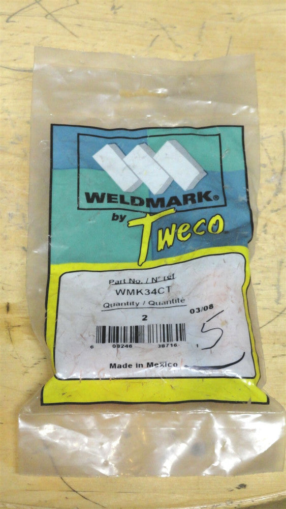 WELDMARK by TWECO PN: WMK34CT (2 Pack) Welding Nozzle Insulator NEW IN THE BAG