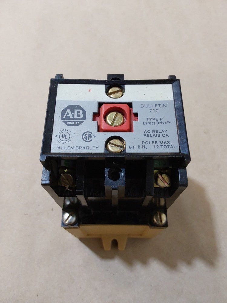 ALLEN BRADLEY 700-P000A1 CONTROL AC RELAY SERIES B TYPE P NEW 