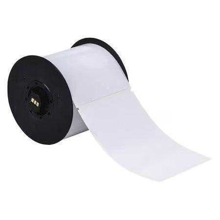 Brady B30-25-595-Blnkwt Label, White, Labels/Roll: 175