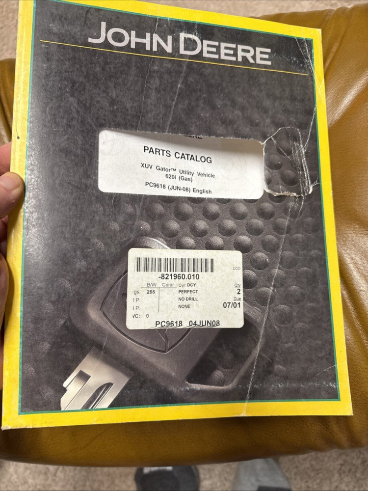 John Deere Xuv Gator 620i Parts Catalog Pc9618