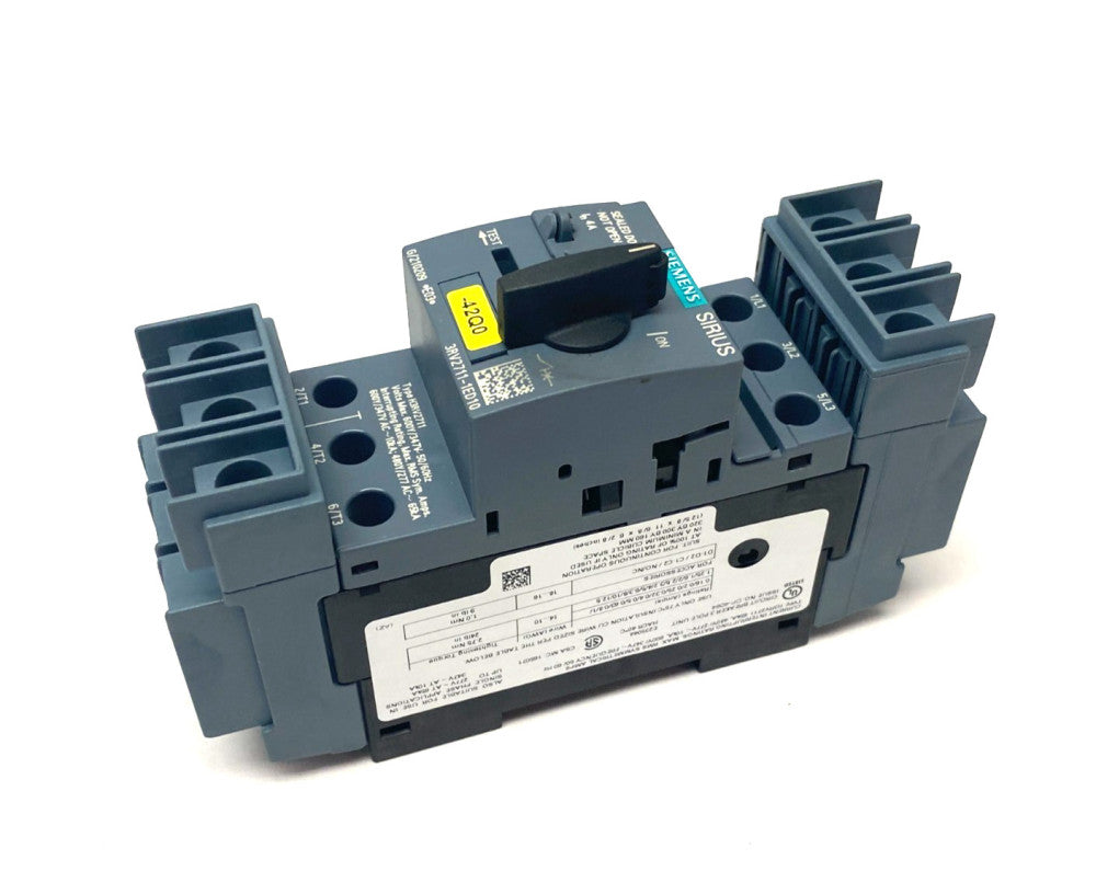 Siemens 3RV2711-1ED10 SIRIUS Motor Starter Circuit Breaker Frame Size S00