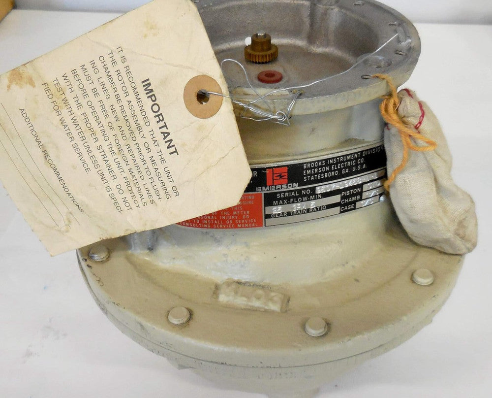 Brooks Instrument Emerson 180-08-800-00 3/4" ER Industrial Flow Meter 5-25 GPM