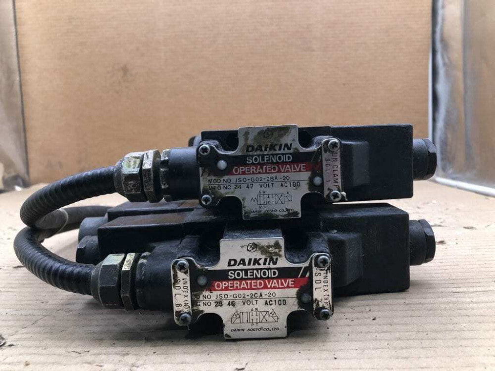 Daikin Kogyo MT-02B-40 Dual Solenoid Throttle Check Directional Control Valve